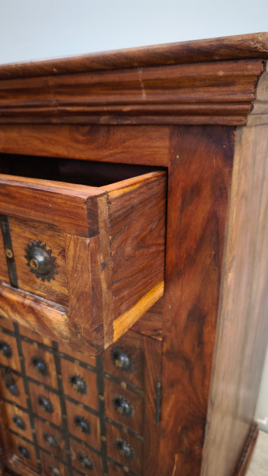 92744 Servante indiana in legno etnico
