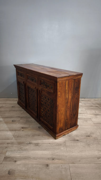 92744 Servante indiana in legno etnico