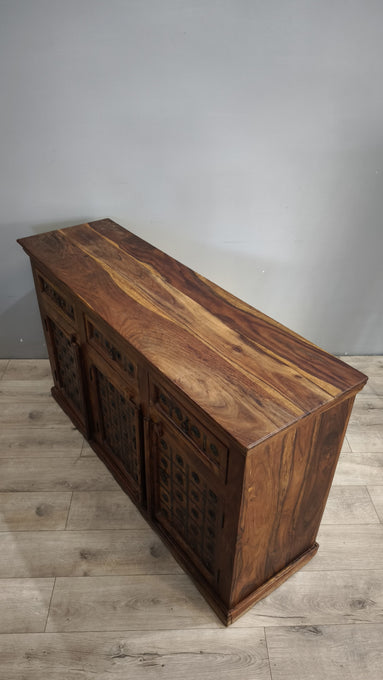 92744 Servante indiana in legno etnico