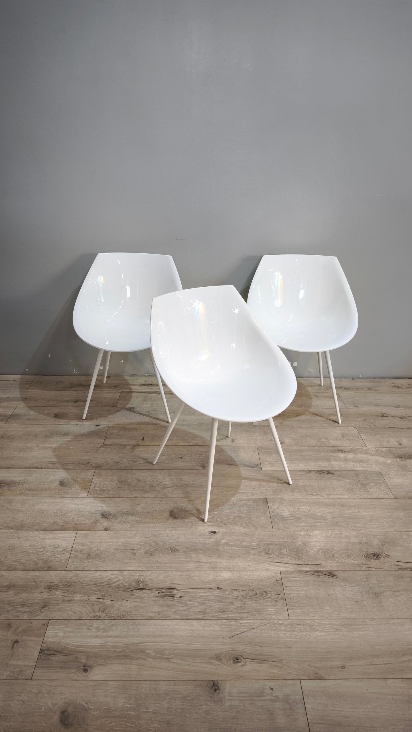 92774 Sedia Lagò by S+Arck with Driade made in Italy bianca