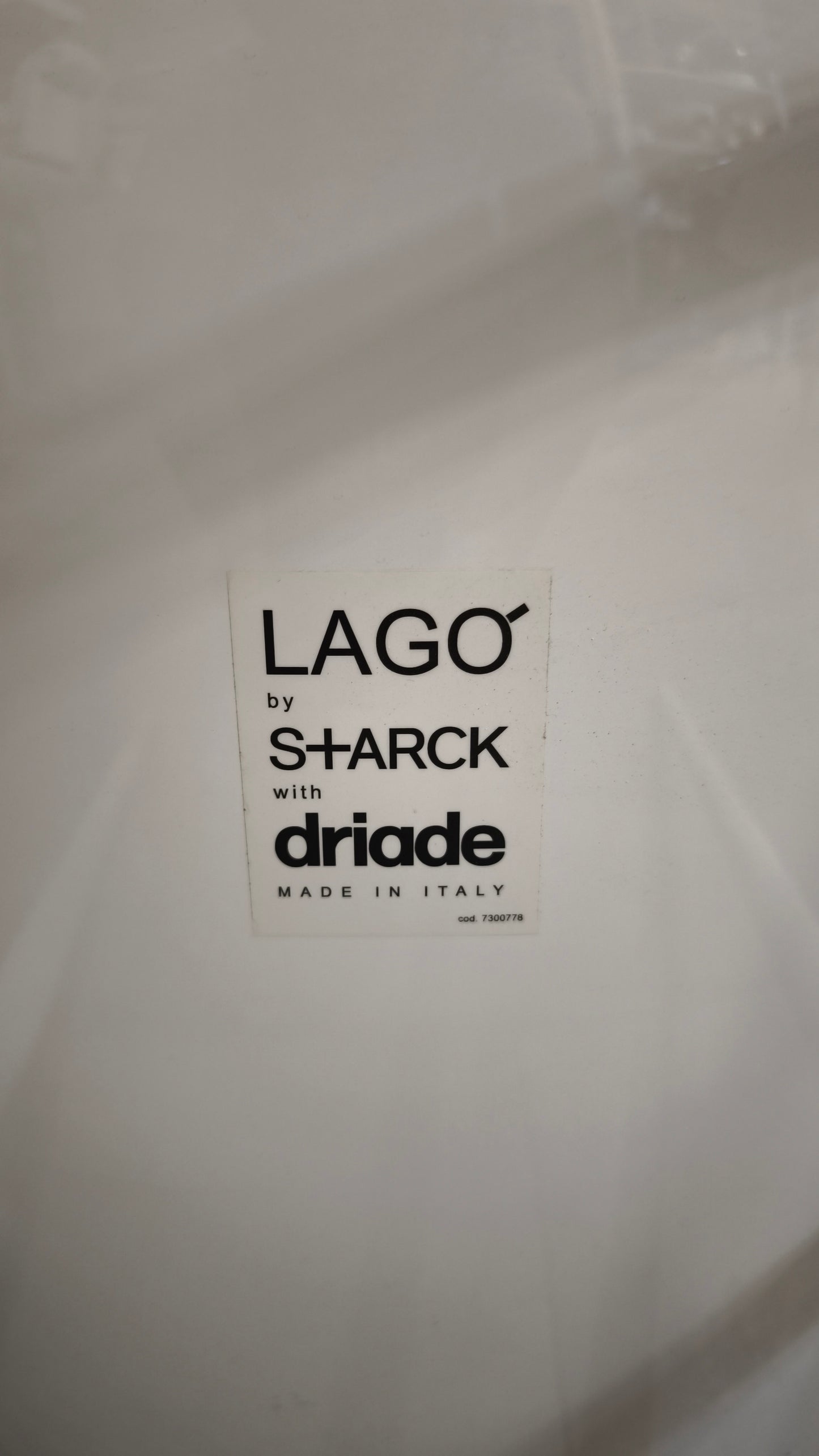 92774 Sedia Lagò by S+Arck with Driade made in Italy bianca
