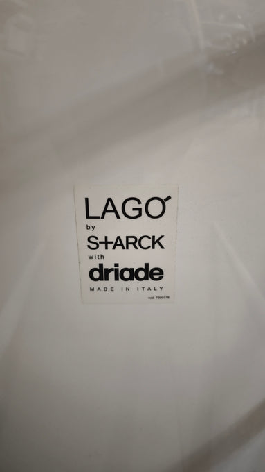 92774 Sedia Lagò by S+Arck with Driade made in Italy bianca