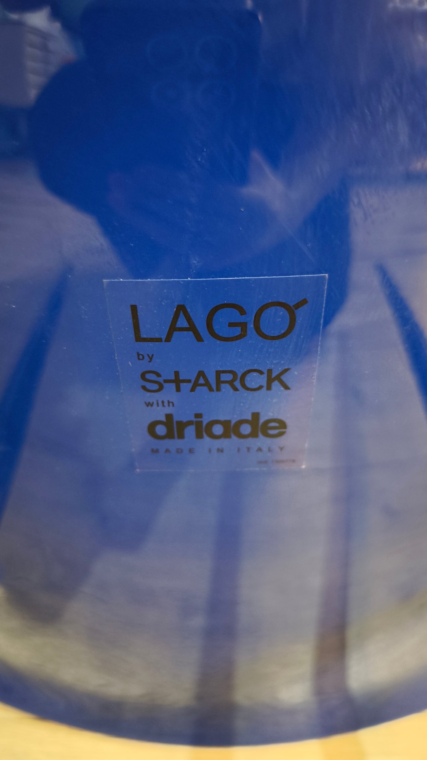 92773 Sedia Lagò by S+Arck with Driade made in Italy blu