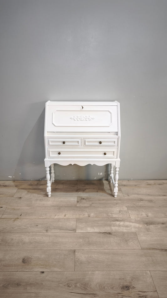 92749 Secretaire bianco in legno