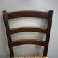 92841 Set n 6 sedie in legno con seduta in paglia