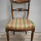 92850 Poltroncina in legno con seduta imbottita
