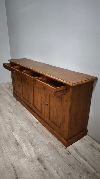 92846 Servante in legno con 4 sportelli e 4 cassetti