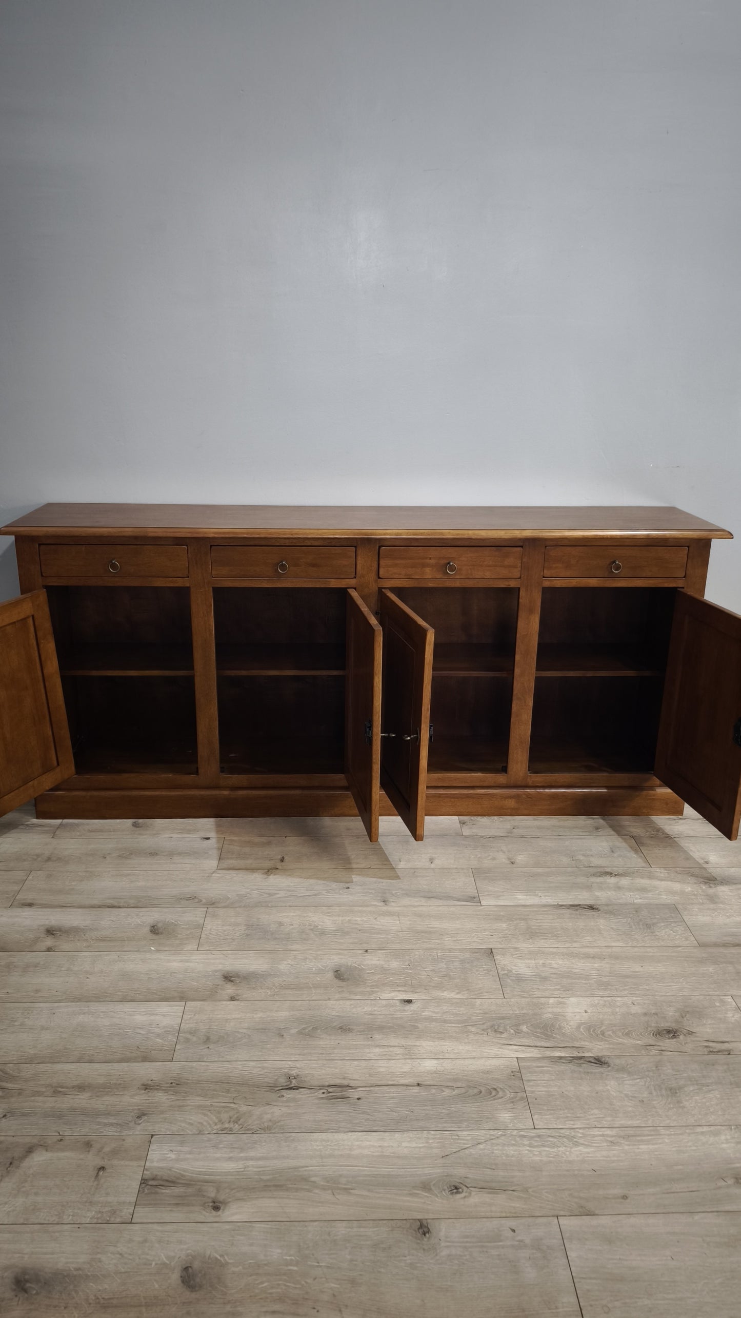 92846 Servante in legno con 4 sportelli e 4 cassetti
