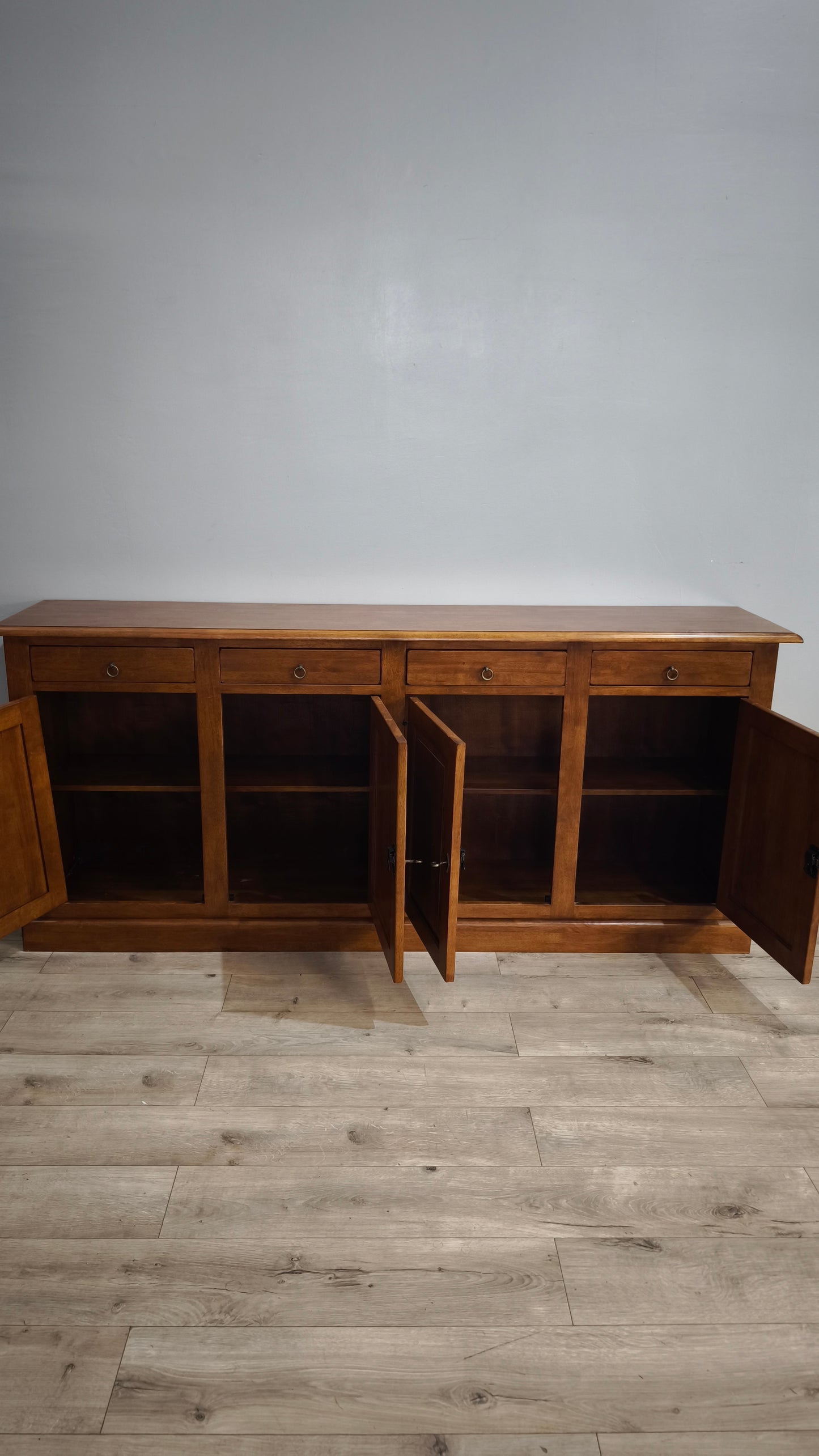 92846 Servante in legno con 4 sportelli e 4 cassetti