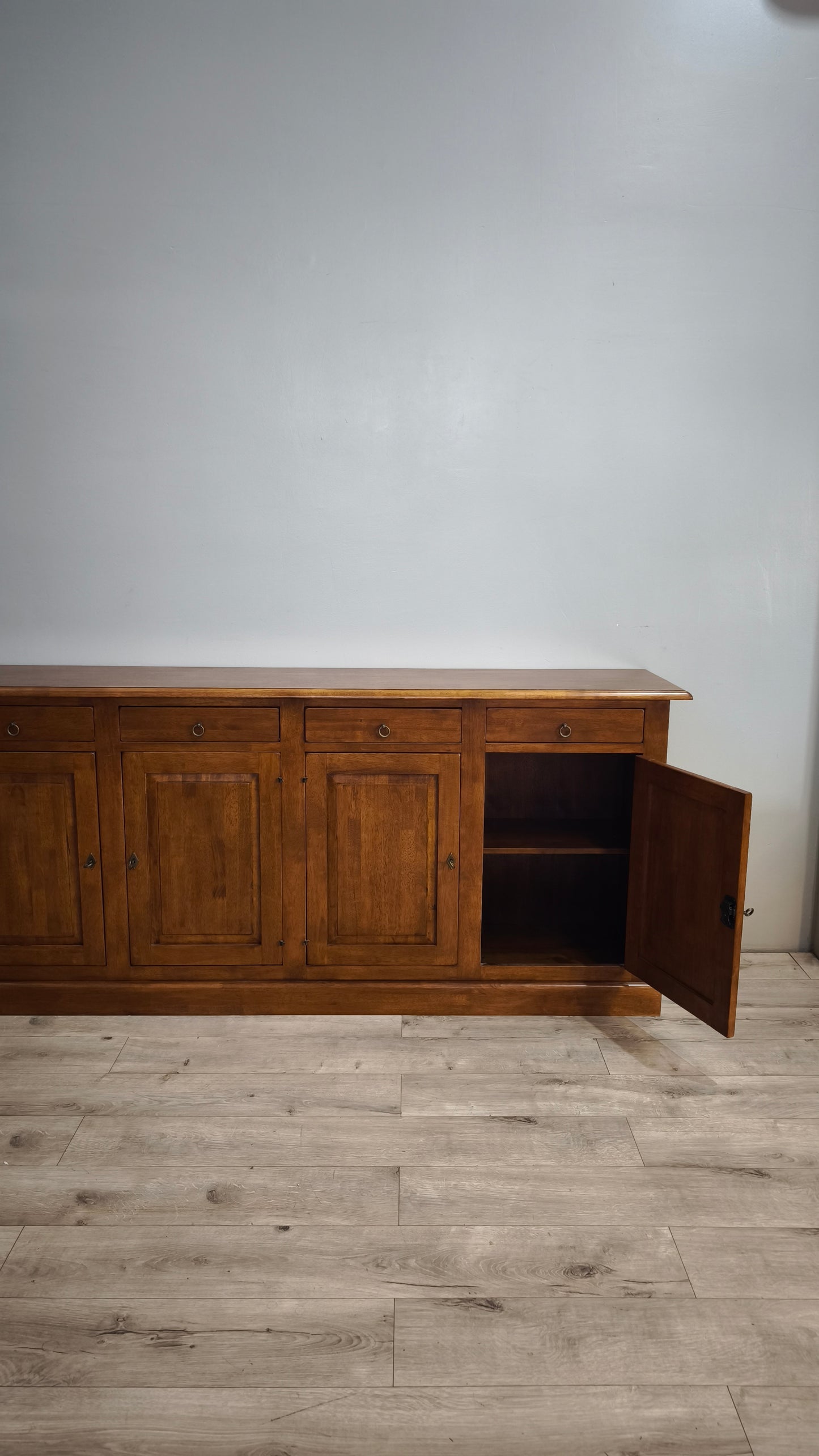 92846 Servante in legno con 4 sportelli e 4 cassetti