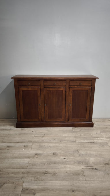 92845 Servante in legno con 3 sportelli e 3 cassetti