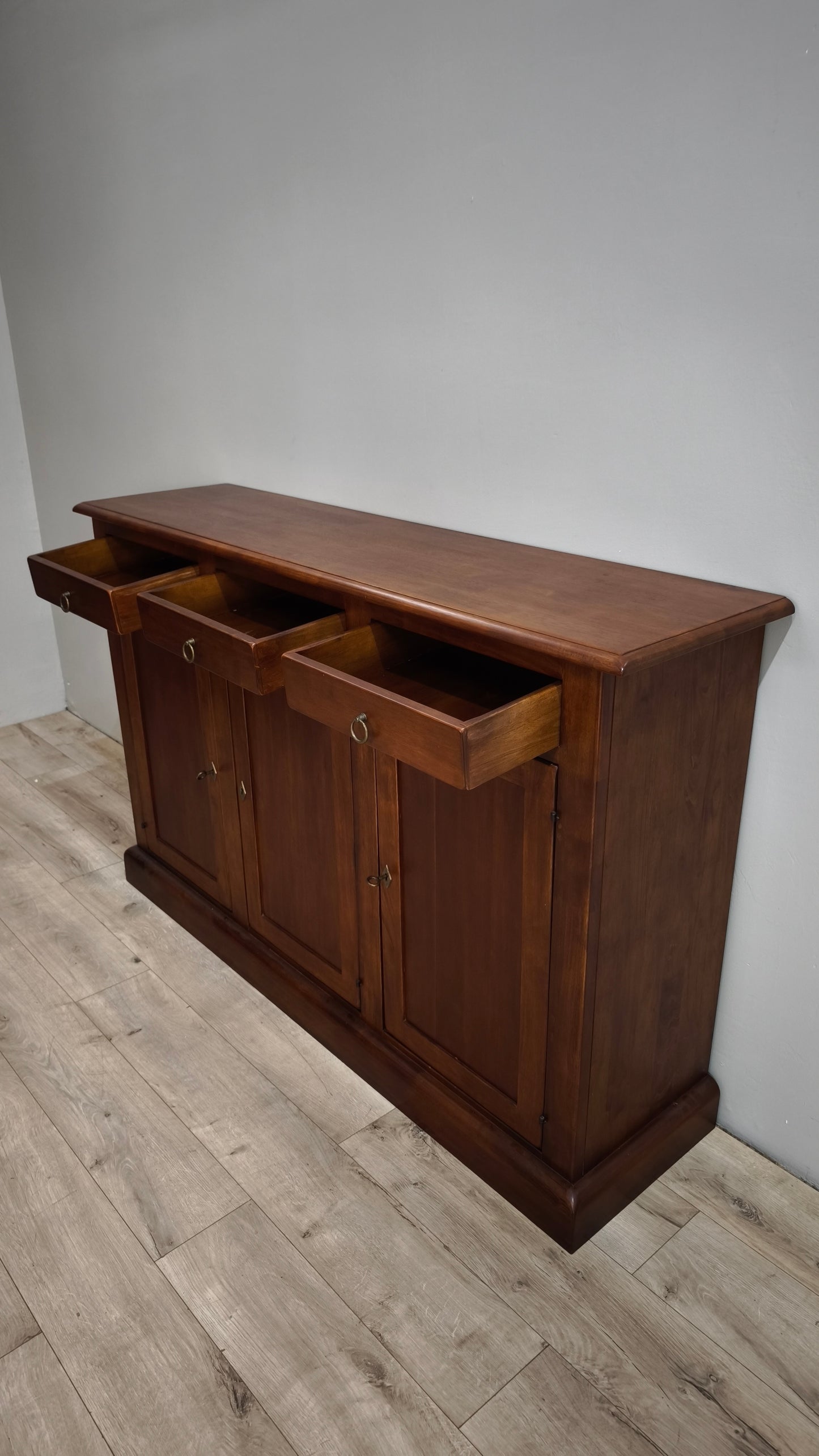 92845 Servante in legno con 3 sportelli e 3 cassetti
