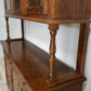 92849 Vetrina in legno tre sportelli con alzata