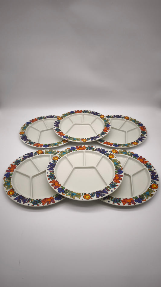 92838 Set n 6 piatti da fonduta Villeroy & Boch, Acapulco
