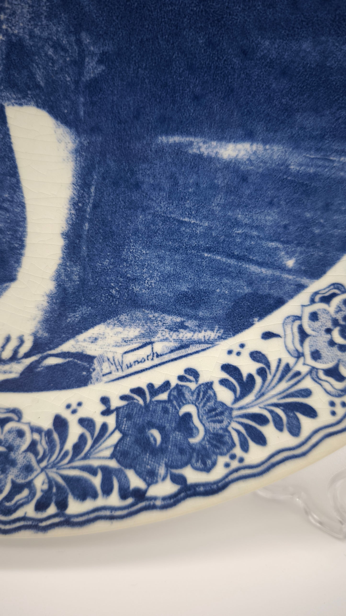 92722 Piatto decorativo Delfts Blauw, handpainted, made in Holland (bambino)