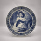 92722 Piatto decorativo Delfts Blauw, handpainted, made in Holland (bambina)