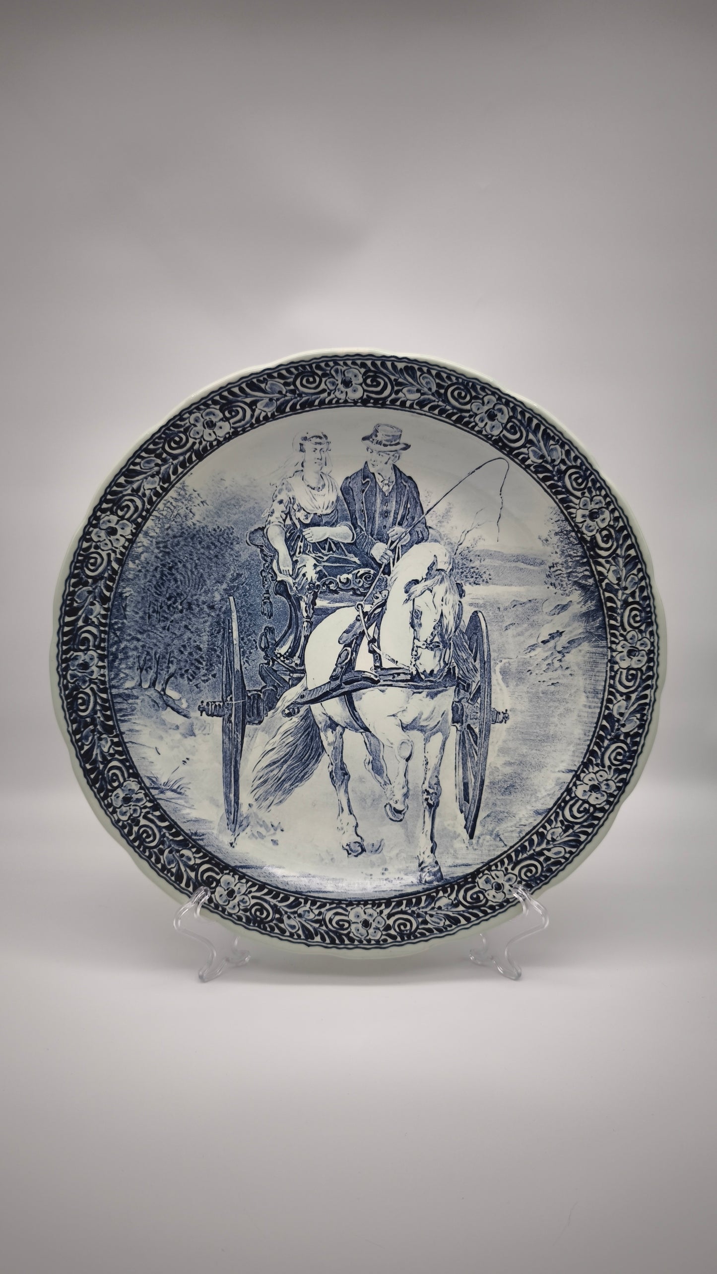 92721 Piatto decorativo Boch Belgium Delft