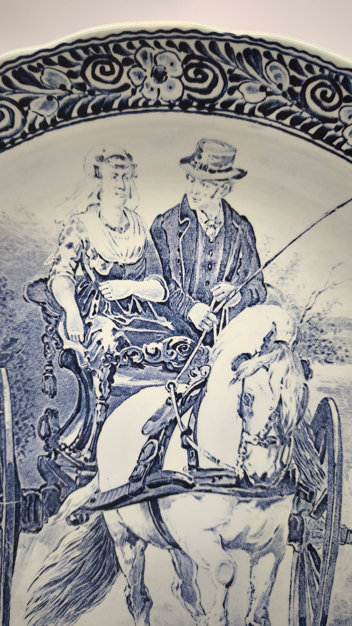 92721 Piatto decorativo Boch Belgium Delft