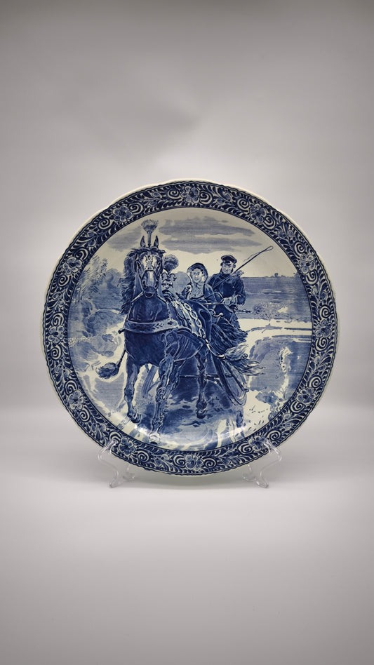 92721-2 Piatto decorativo Boch Belgium Delft