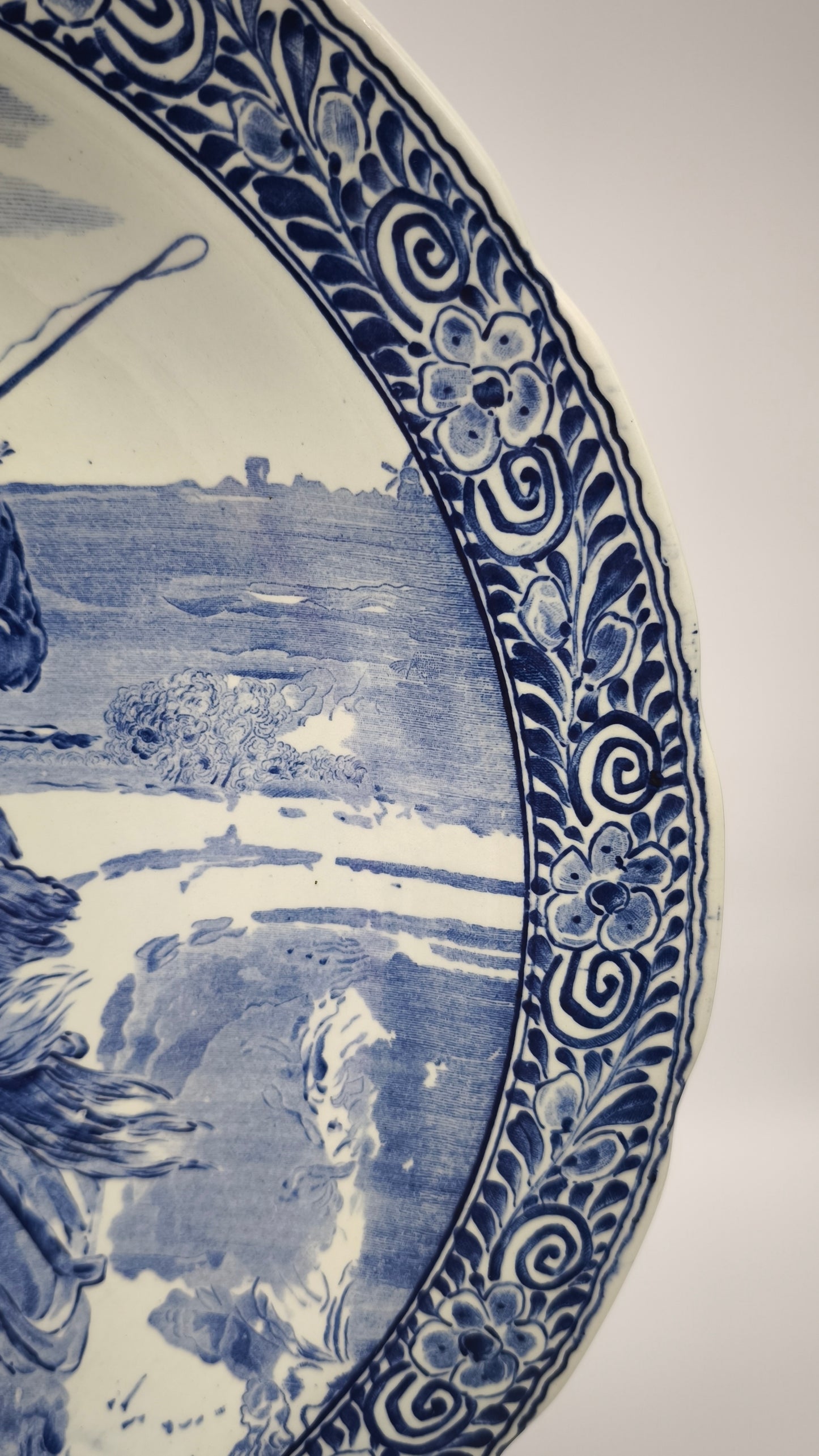 92721-2 Piatto decorativo Boch Belgium Delft