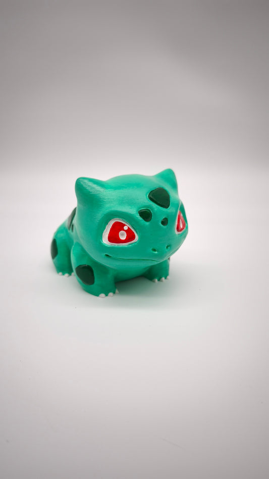 92874 Porta vaso Bulbasaur in PLA dipinto a mano