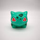 92874 Porta vaso Bulbasaur in PLA dipinto a mano