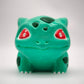 92874 Porta vaso Bulbasaur in PLA dipinto a mano