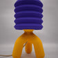 92866 Lampada da tavolo arancio e viola in PLA