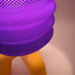 92866 Lampada da tavolo arancio e viola in PLA