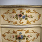 92991 Coppia di comodini dipinti in stile veneziano