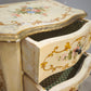 92991 Coppia di comodini dipinti in stile veneziano