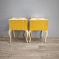 92991 Coppia di comodini dipinti in stile veneziano