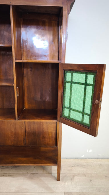 93008 Vetrinetta in legno stile Liberty