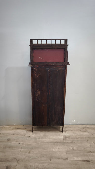 93008 Vetrinetta in legno stile Liberty