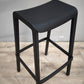 93026 Sgabello in plastica nero marcato PEDRALI mod. DOME