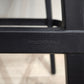 93026 Sgabello in plastica nero marcato PEDRALI mod. DOME