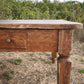 Antico tavolo in legno massello di quercia