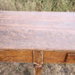 Antico tavolo in legno massello di quercia