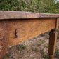 Antico tavolo in legno massello di quercia