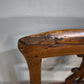 93107 Sedia singola in legno e seduta in paglia