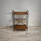 93106 Piccola libreria stile nordico in metallo e formica anni '60