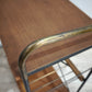 93106 Piccola libreria stile nordico in metallo e formica anni '60
