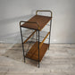93106 Piccola libreria stile nordico in metallo e formica anni '60