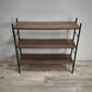 93105 Libreria stile nordico tre ripiani in metallo e formica