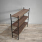 93105 Libreria stile nordico tre ripiani in metallo e formica