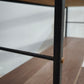 93105 Libreria stile nordico tre ripiani in metallo e formica