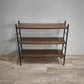 93105 Libreria stile nordico tre ripiani in metallo e formica