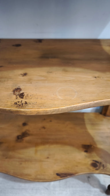 93124 Étagère in legno massello con quattro ripiani