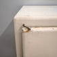 93128 Credenza anni '50 dipinta bianca con uno sportello