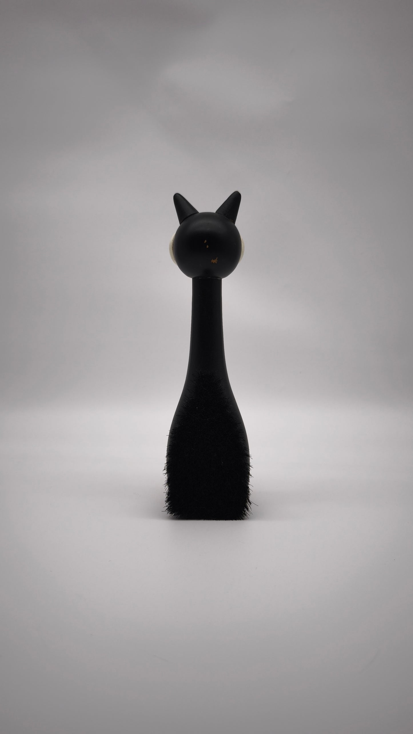 93039 Piccola scopetta vintage a forma di gatto